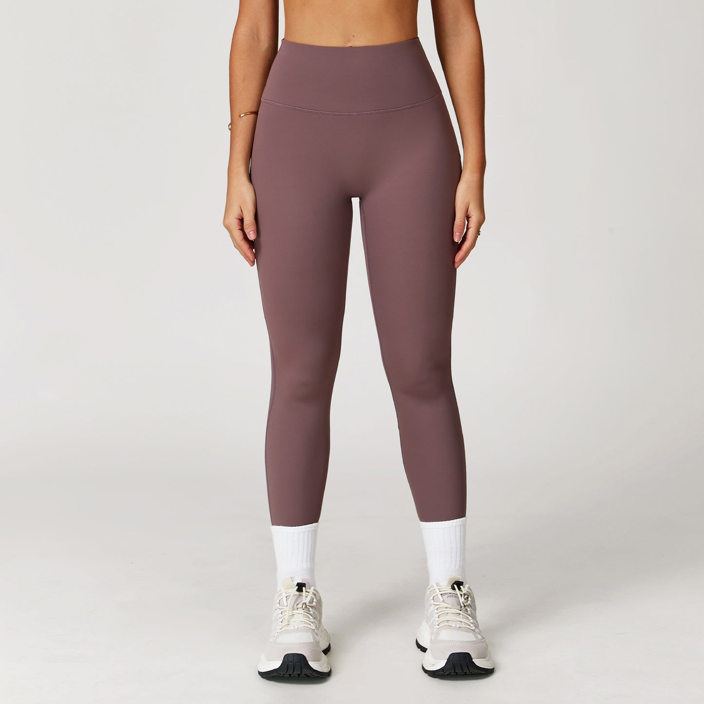 Nude Feel Yoga Trousers High Waist Hip Lift Slim Skinny Pants Women