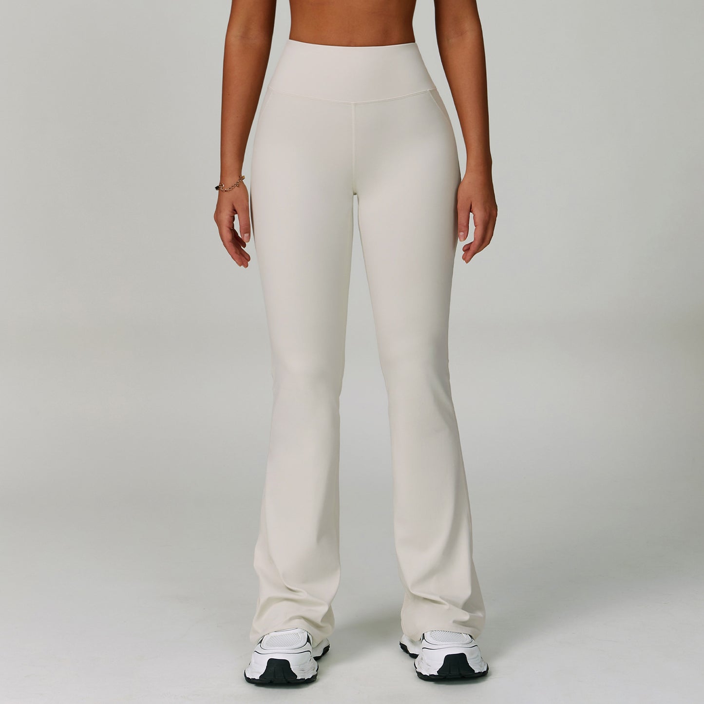 Sports High Waist Hip Lift Wide Leg Outerwear Bell-bottom Pants