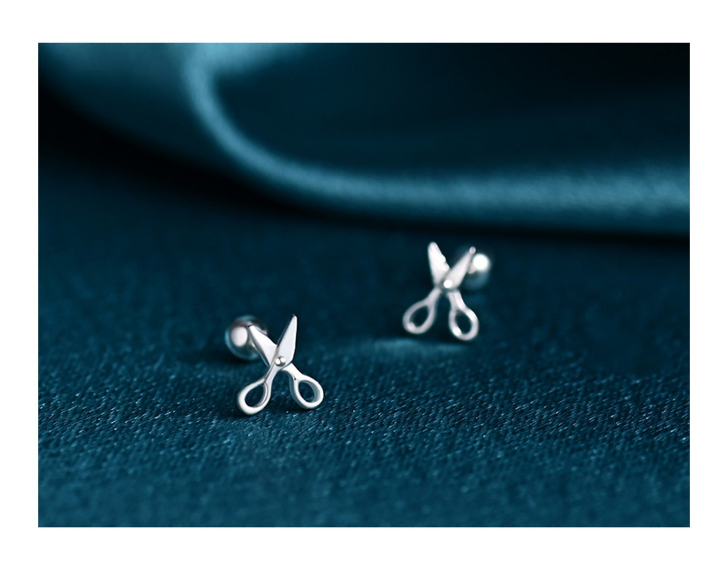 S999 Pure Silver Ear Nail Female Cute And Cute Creation