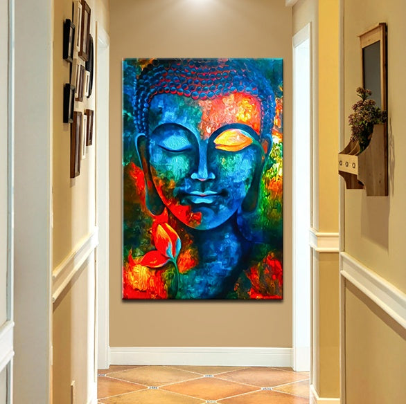 God Buddha Wall Art Canvas Modern Buddha Canvas Art Paintings On The Wall Canvas Pictures Buddhism Posters Wall Decor