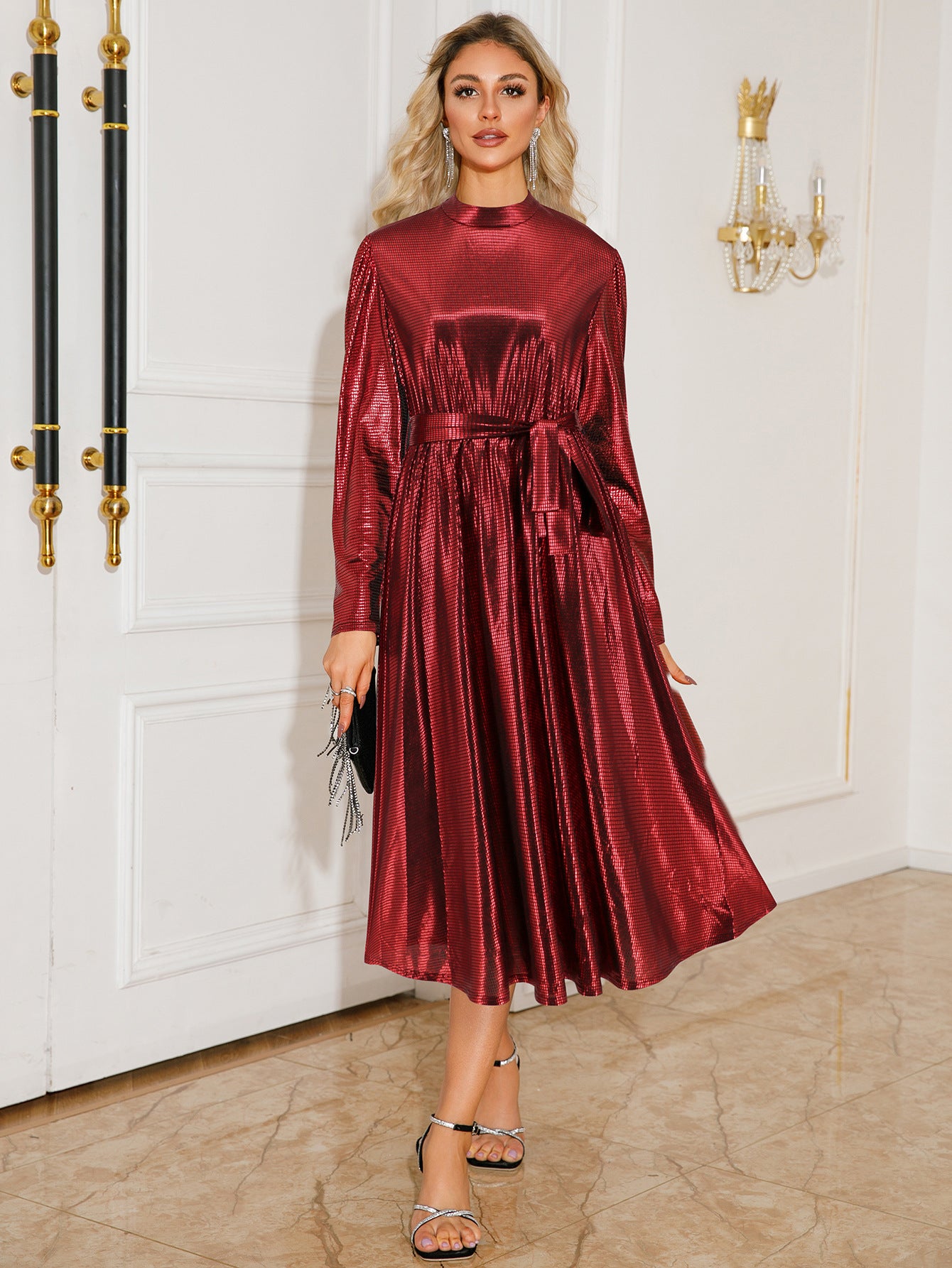 Women's Long-sleeved Banquet Dress