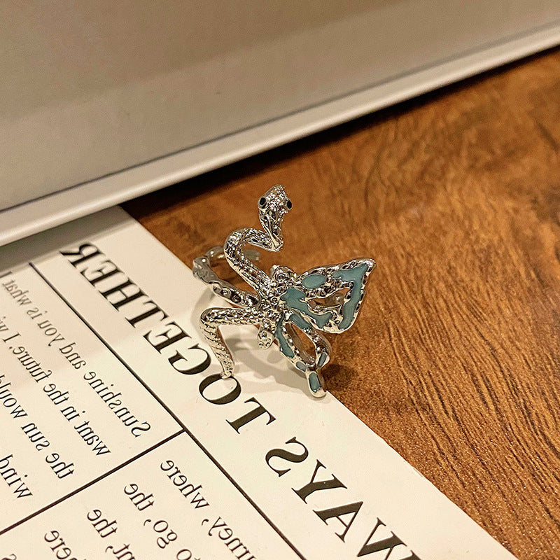 Creative New Chinese Butterfly Women's Ring