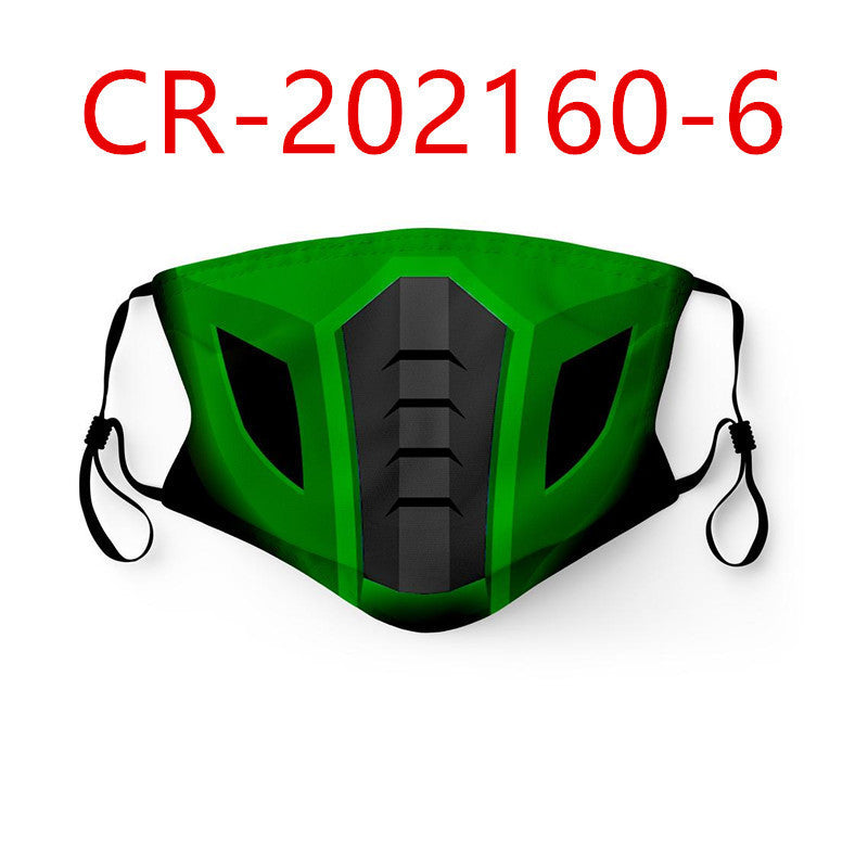 Printed Dustproof Masks For Men And Women With Filter Element