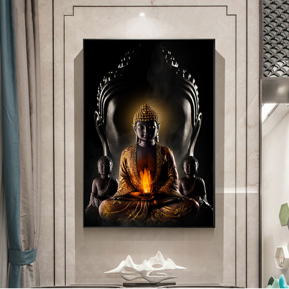 God Buddha Wall Art Canvas Modern Buddha Canvas Art Paintings On The Wall Canvas Pictures Buddhism Posters Wall Decor