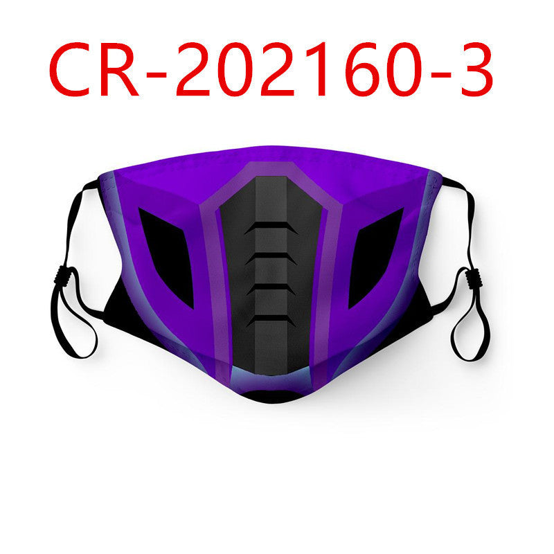 Printed Dustproof Masks For Men And Women With Filter Element