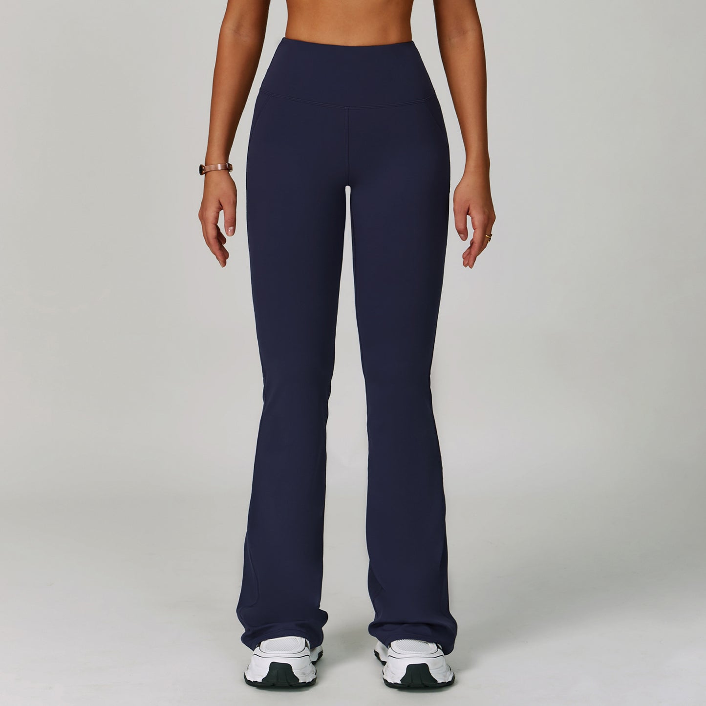 Sports High Waist Hip Lift Wide Leg Outerwear Bell-bottom Pants