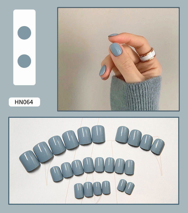 Nail Art Finished Fake Nail Scrub Nail Patch Wearable