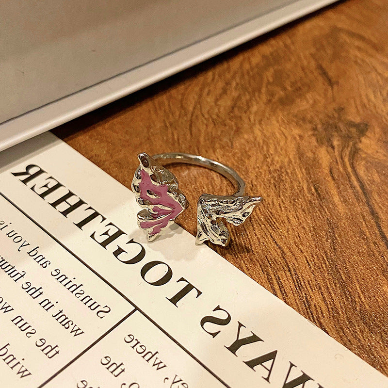 Creative New Chinese Butterfly Women's Ring