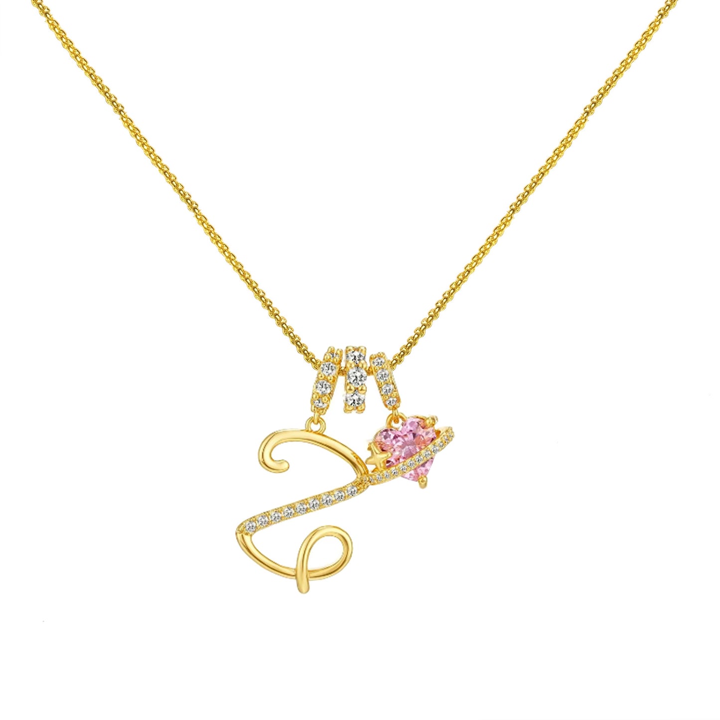 Dopamine 26 English Letter Necklace Girl Light Luxury Minority High Sense