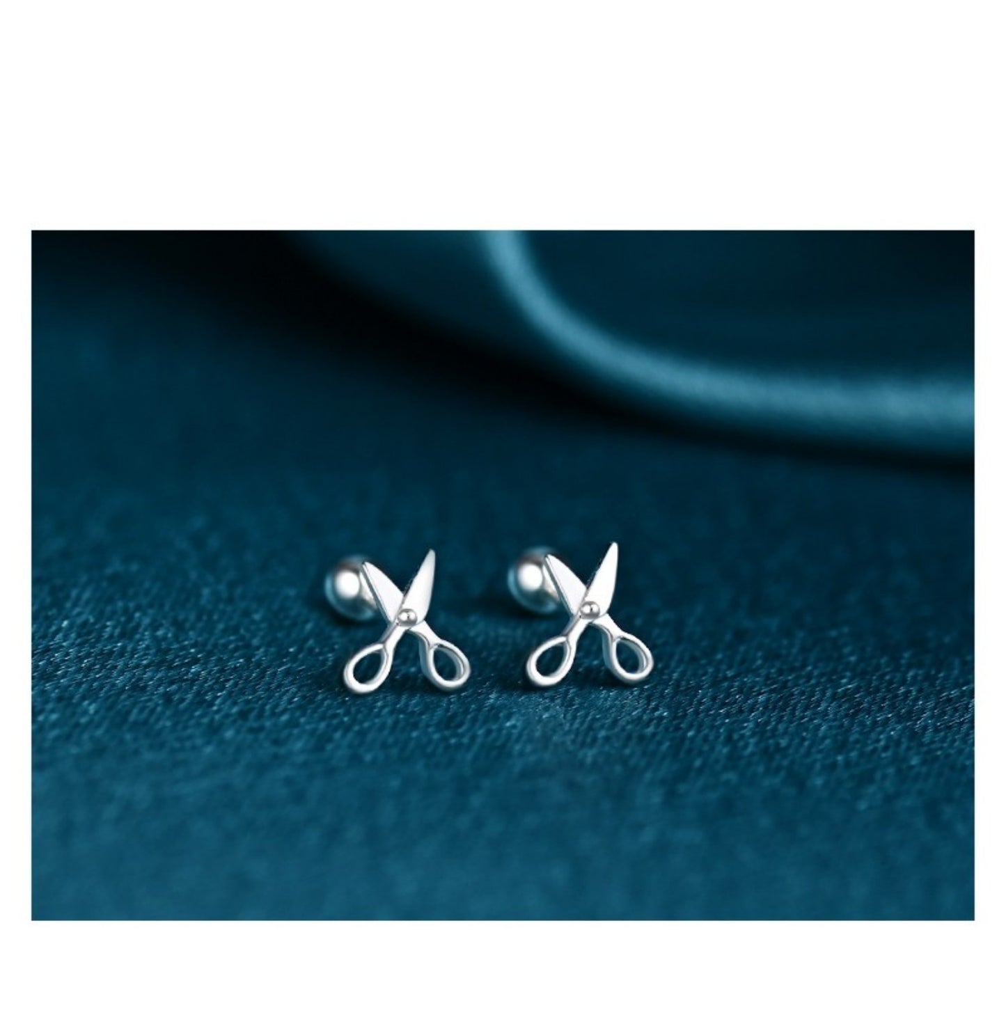 S999 Pure Silver Ear Nail Female Cute And Cute Creation