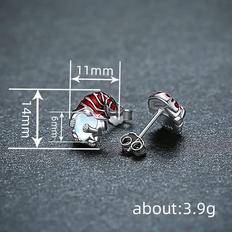 Female Cute Santa Claus Fashion Design Sense Earrings