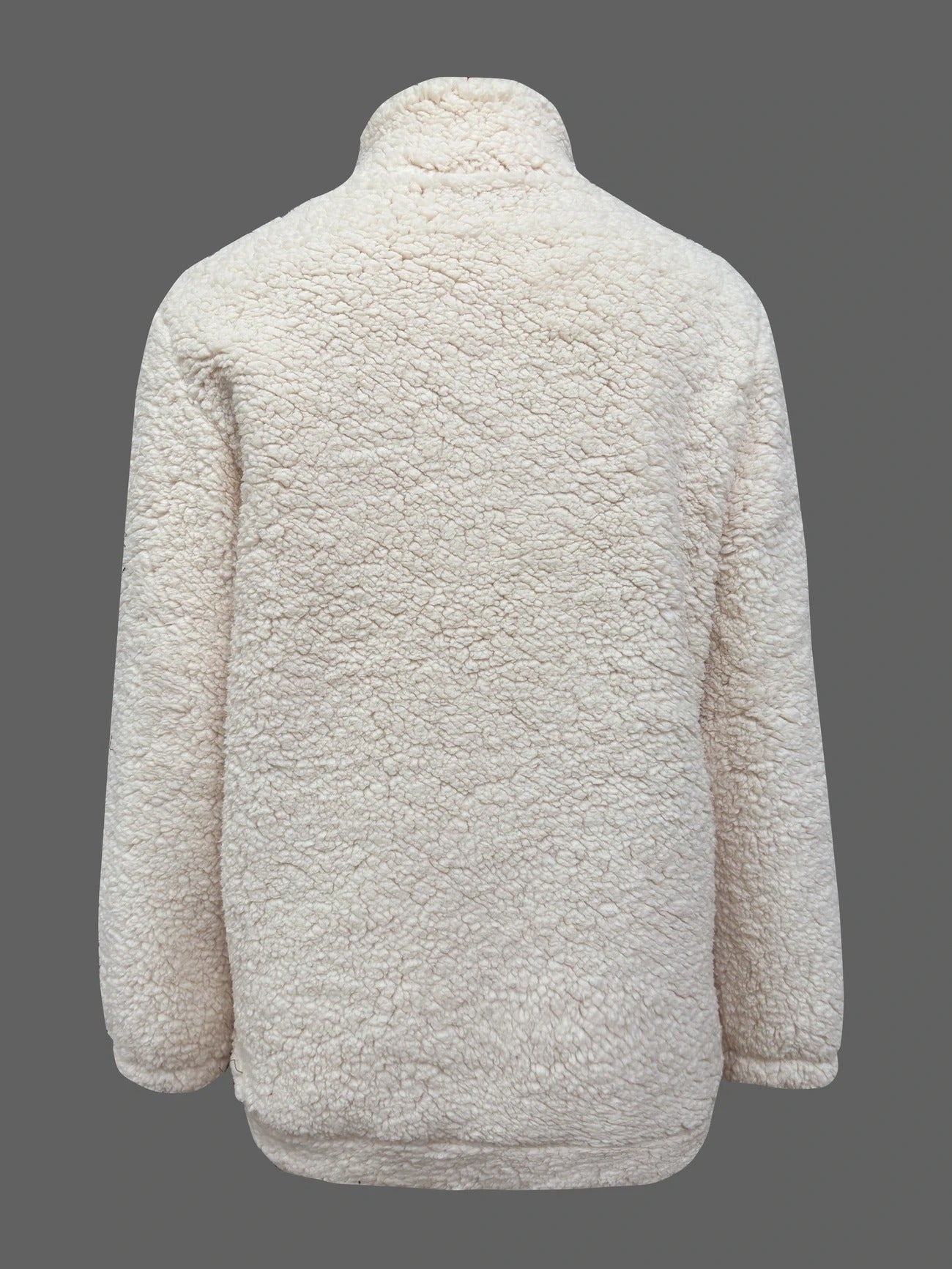 Women'S Shearling Fleece Zippered Sweatshirt