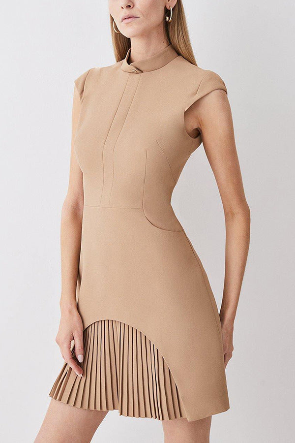 Women's Sleeveless Round Neck Tassel Dress