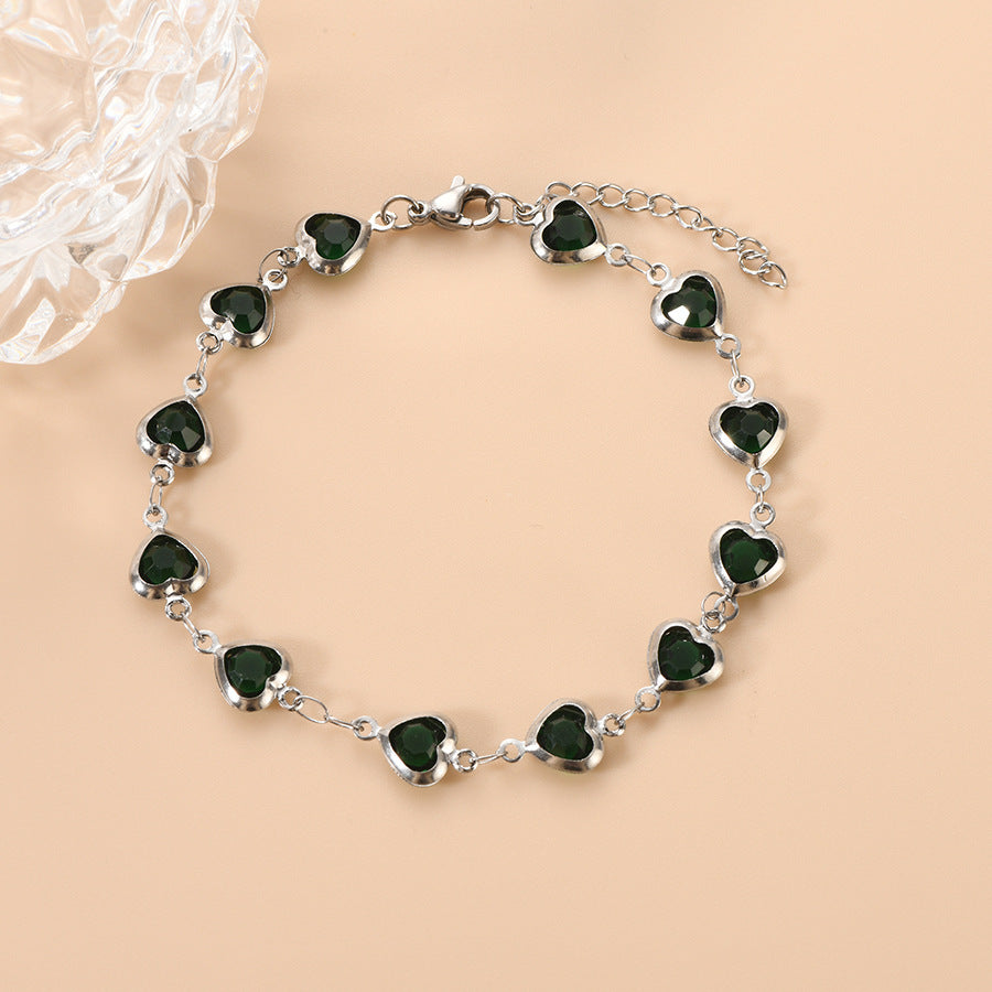 Devil's Eye Creative All-match Fashion Heart Bracelet