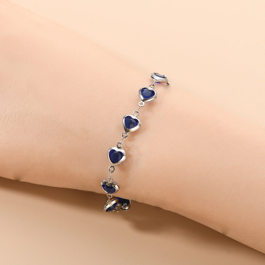 Devil's Eye Creative All-match Fashion Heart Bracelet
