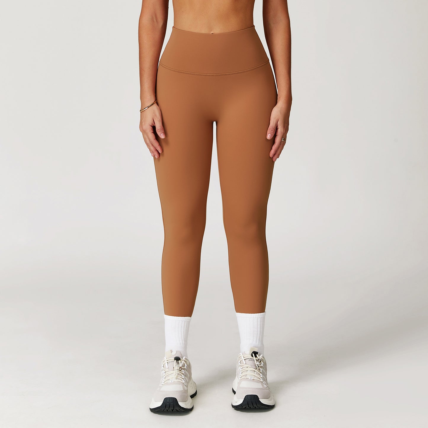 Nude Feel Yoga Trousers High Waist Hip Lift Slim Skinny Pants Women