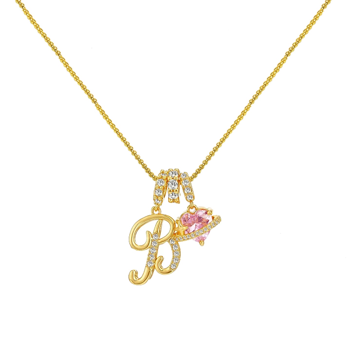 Dopamine 26 English Letter Necklace Girl Light Luxury Minority High Sense
