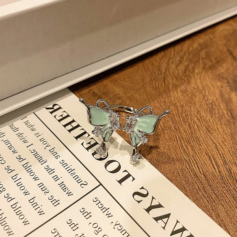 Creative New Chinese Butterfly Women's Ring