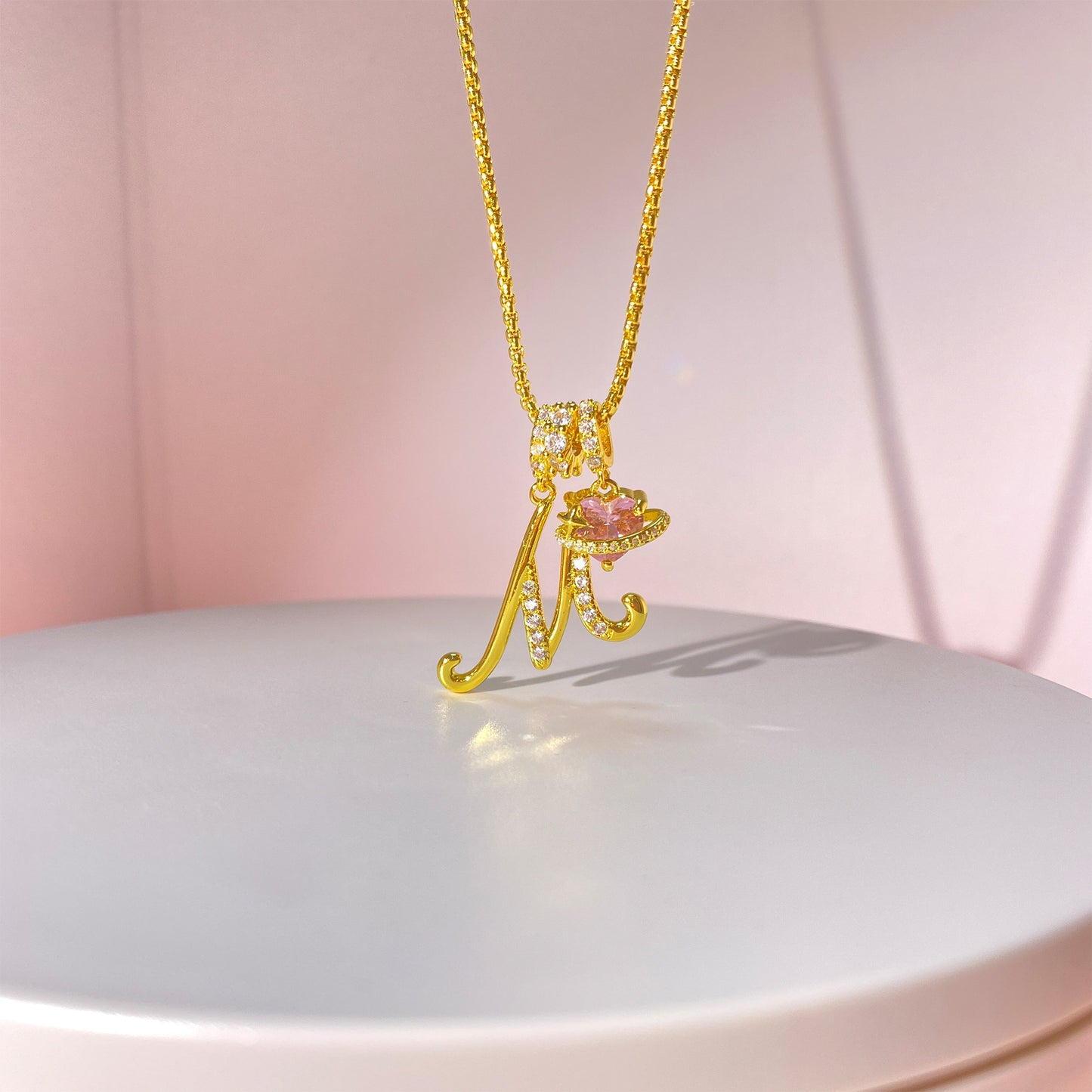 Dopamine 26 English Letter Necklace Girl Light Luxury Minority High Sense