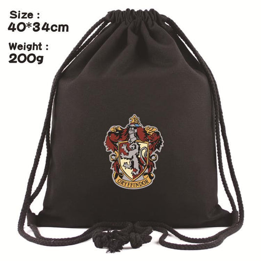 Harry Potter Drawstring Bag Backpack Canvas Backpack for men and women