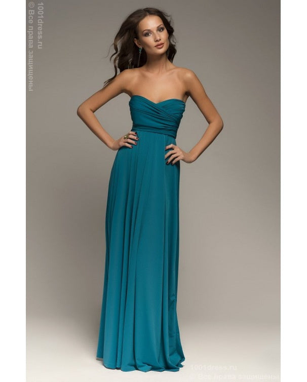 Women's Solid Color Multi-rope Cross Backless Bandage One-piece Dress