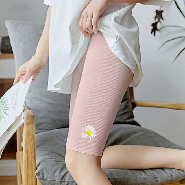 Thin ice silk seamless safety pants