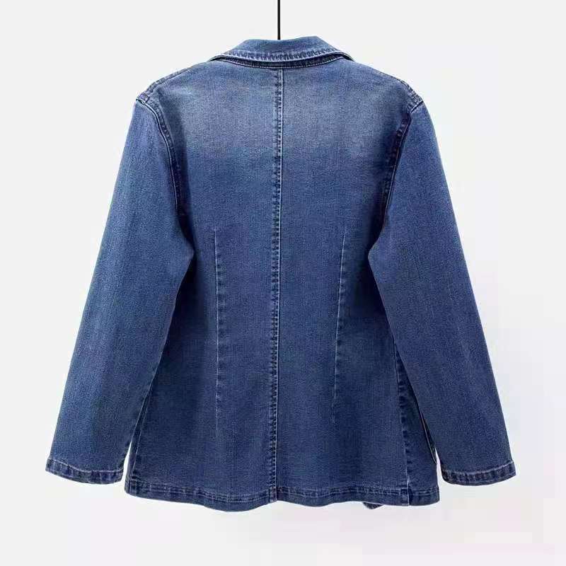 Solid Color Cardigan With A Button Up Jacket On Top