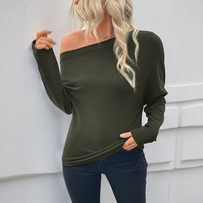 Thin Long Sleeve Pullover T-shirt