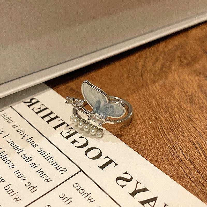 Creative New Chinese Butterfly Women's Ring