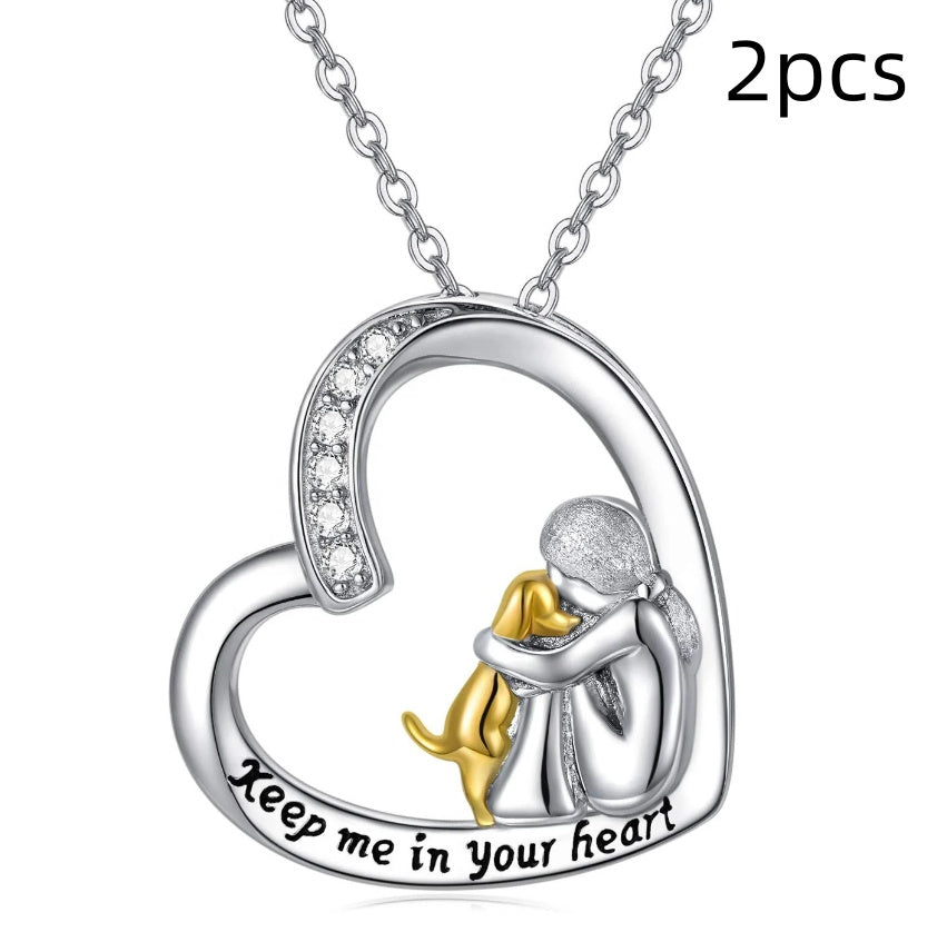 Mother's Day Love Character Pendant Necklace