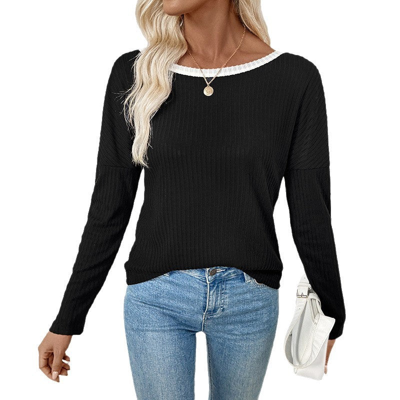 Sexy Backless Bow Fashionable T-shirt Women