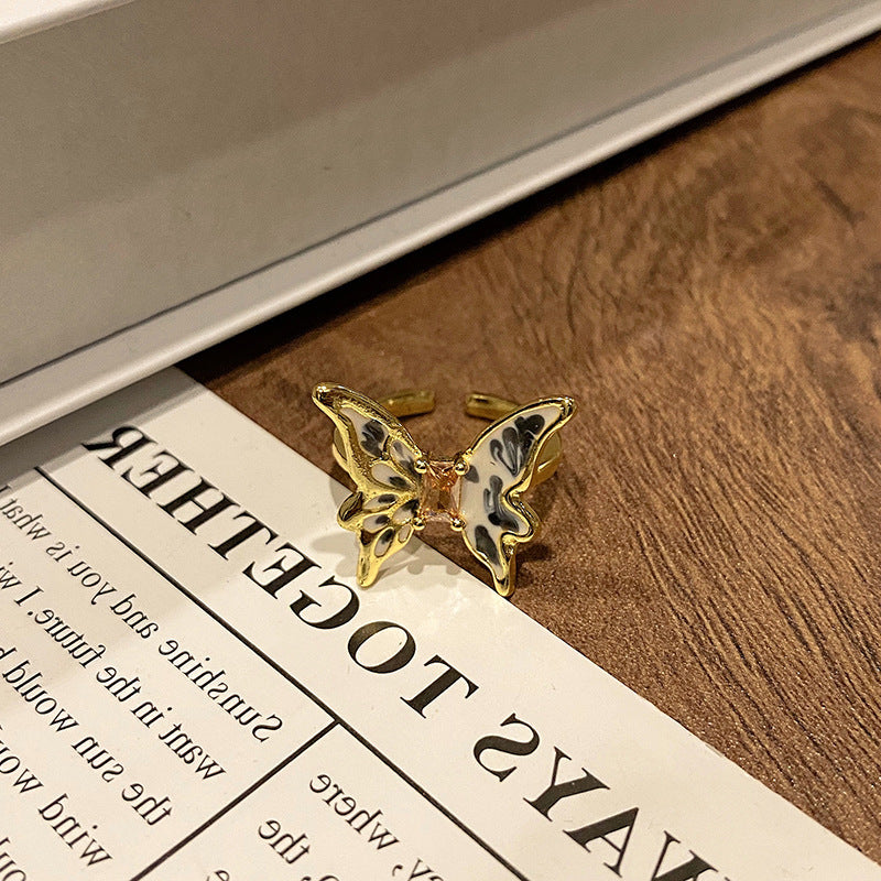 Creative New Chinese Butterfly Women's Ring