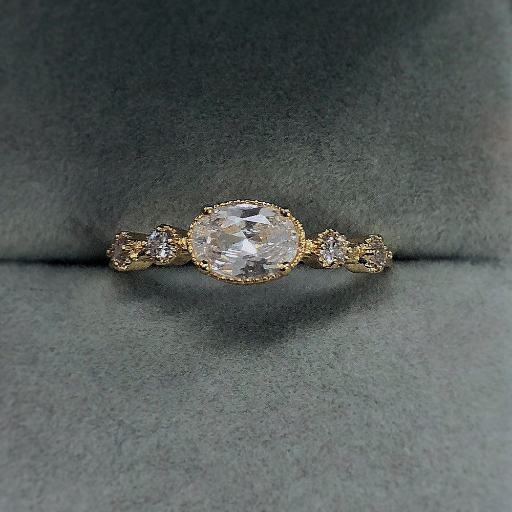 European And American Fashion Minimalist Female Ring