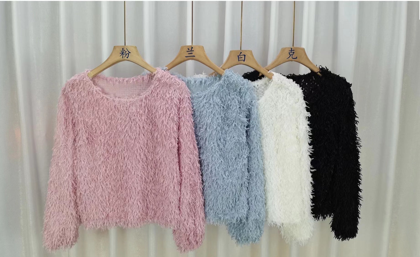 Loose All-match Round Neck Women's Long-sleeved Sweater