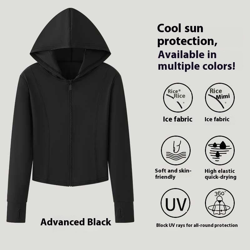 Ice Silk Sun Protection Clothing Women's Slim Fit