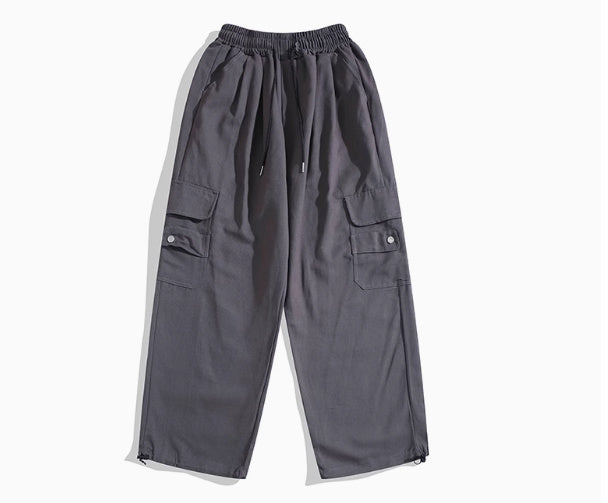 Multi-pocket Overalls Men's Spring And Autumn Casual Pants