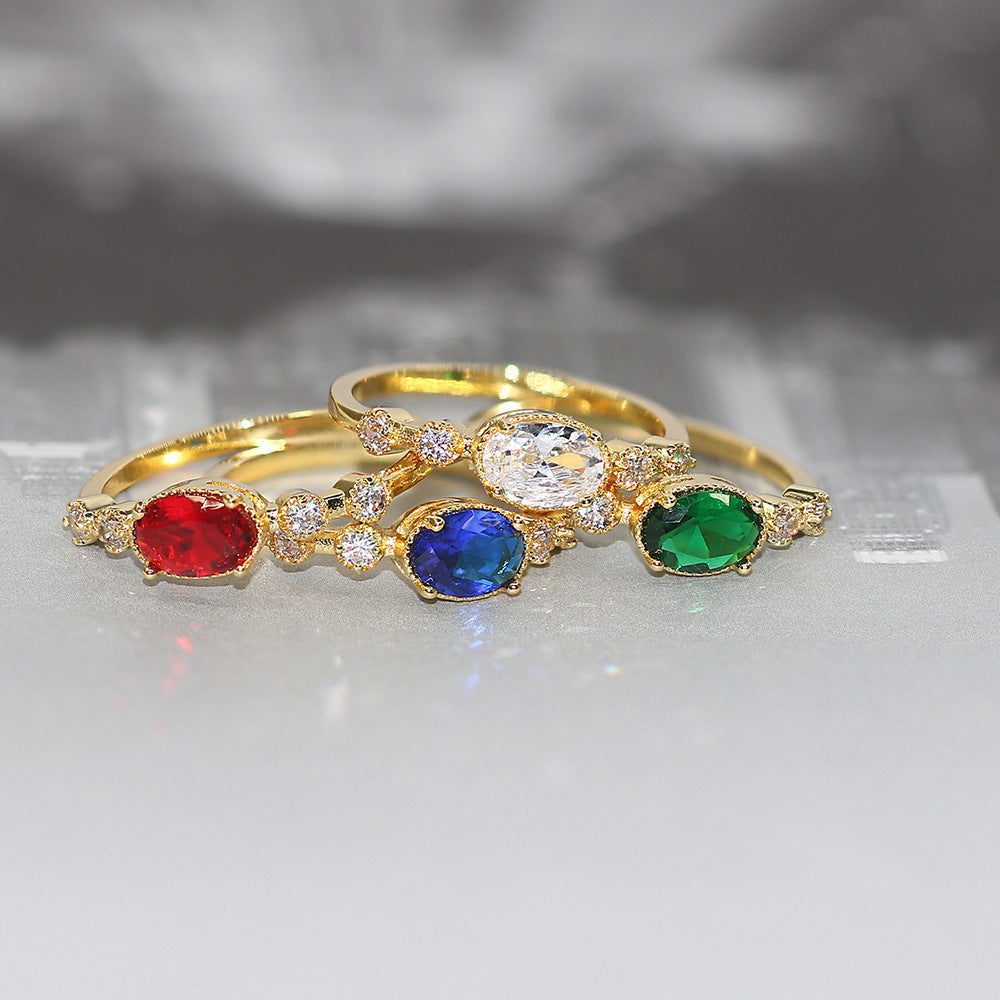 European And American Fashion Minimalist Female Ring