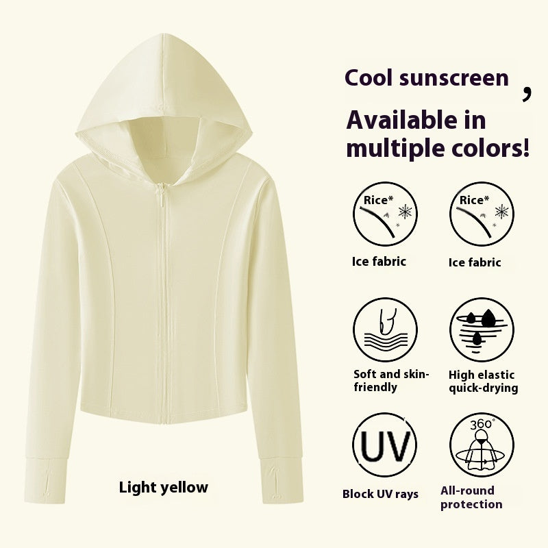 Ice Silk Sun Protection Clothing Women's Slim Fit