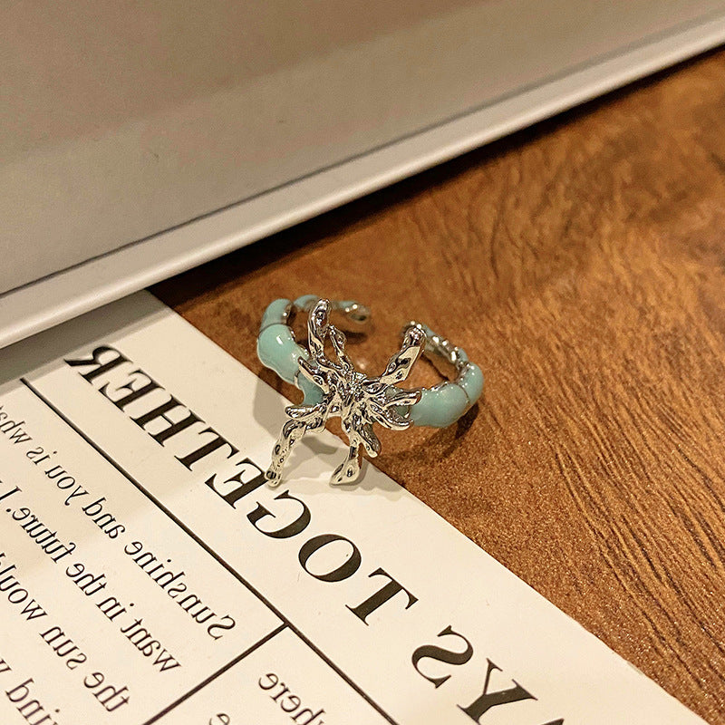 Creative New Chinese Butterfly Women's Ring
