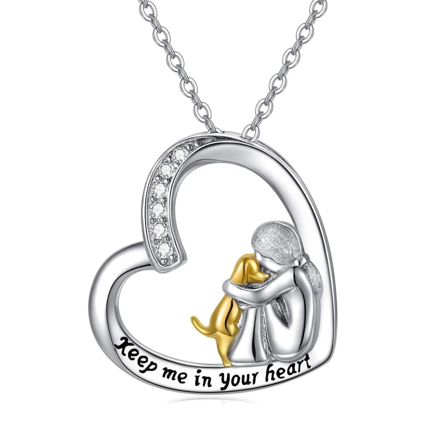 Mother's Day Love Character Pendant Necklace