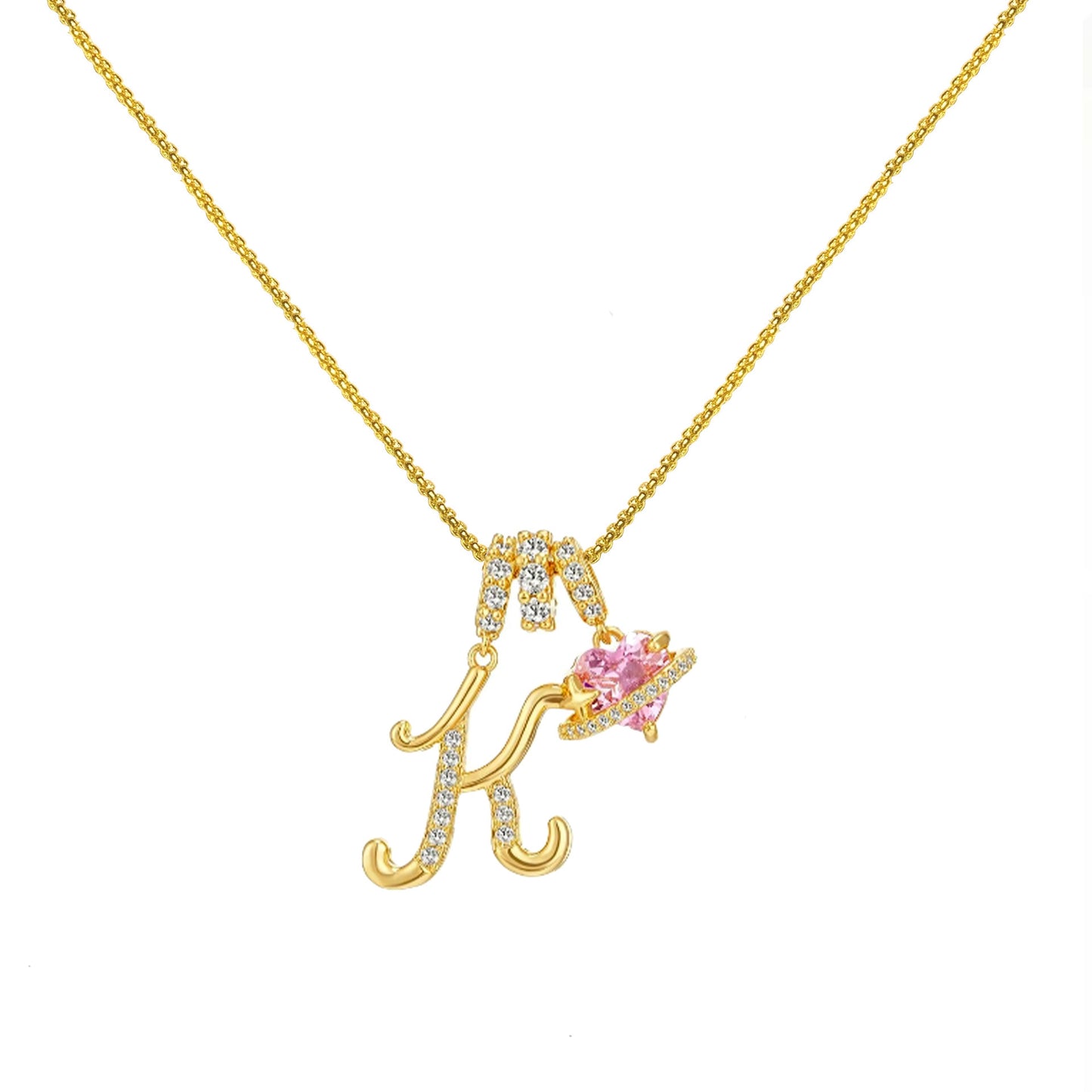 Dopamine 26 English Letter Necklace Girl Light Luxury Minority High Sense