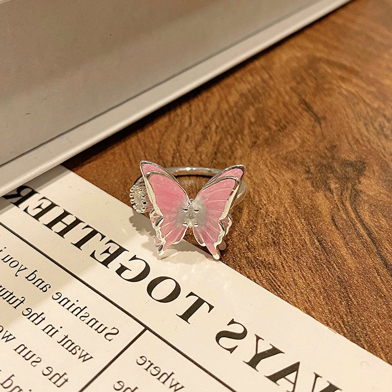 Creative New Chinese Butterfly Women's Ring