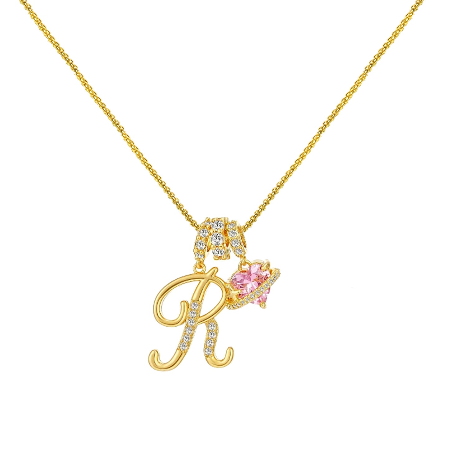 Dopamine 26 English Letter Necklace Girl Light Luxury Minority High Sense
