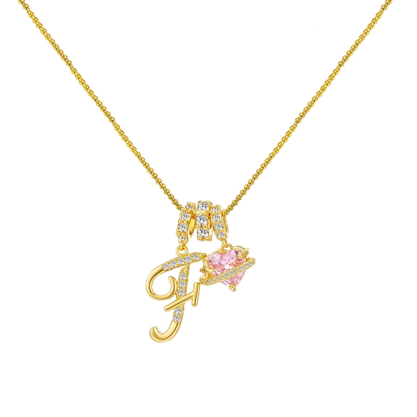 Dopamine 26 English Letter Necklace Girl Light Luxury Minority High Sense