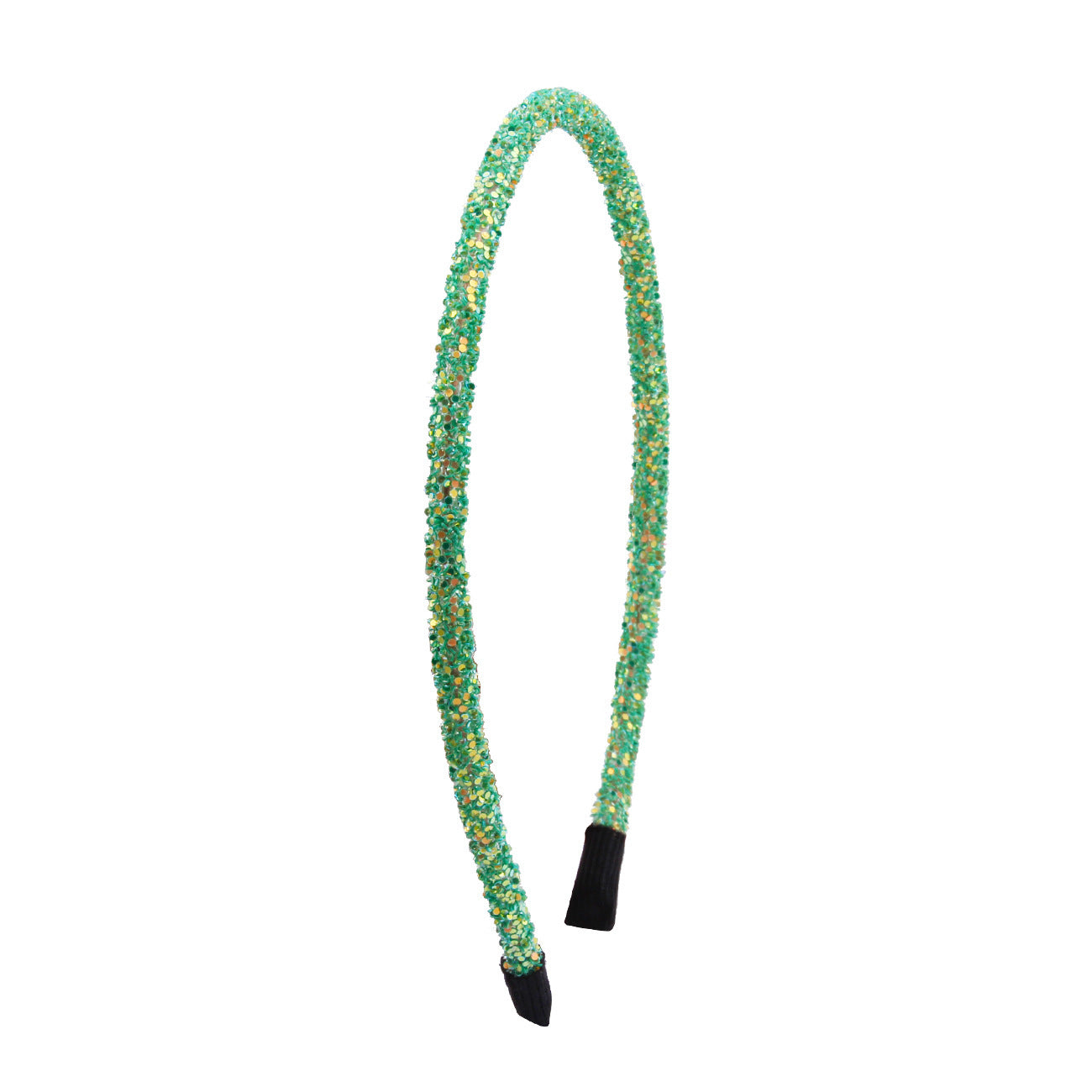 Women's 5mm Onion Powder Color Sequin Bundle Hairpin Hair Hoop
