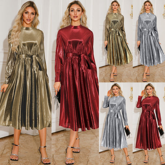 Women's Long-sleeved Banquet Dress