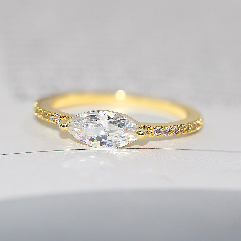 European And American Fashion Minimalist Female Ring