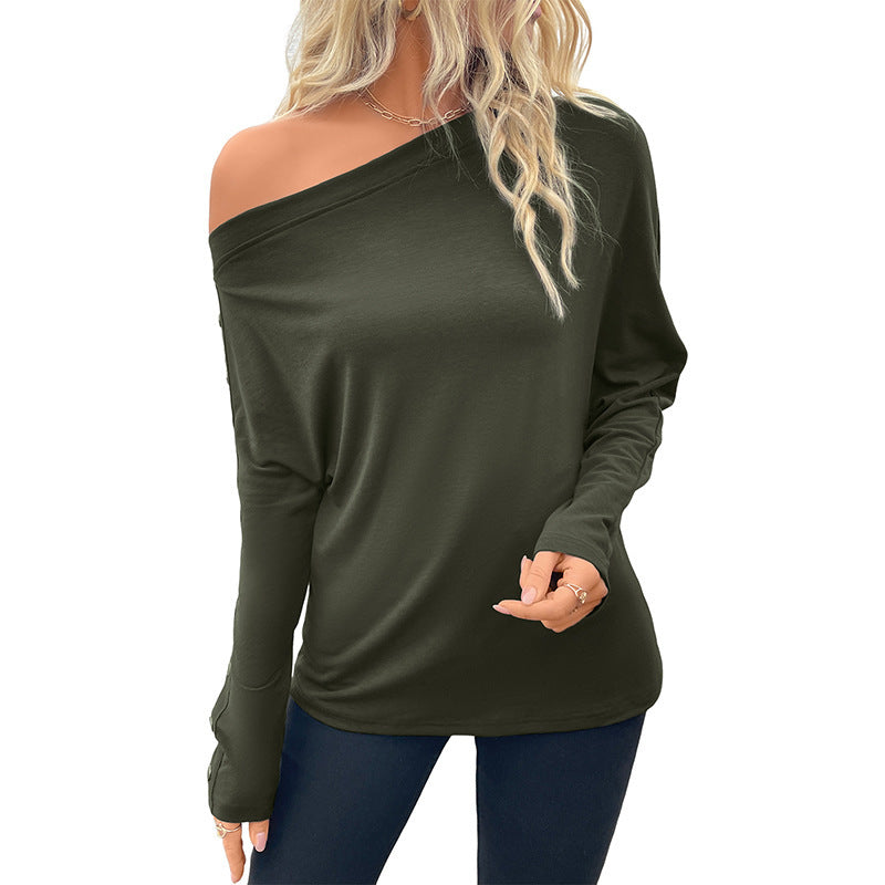Thin Long Sleeve Pullover T-shirt