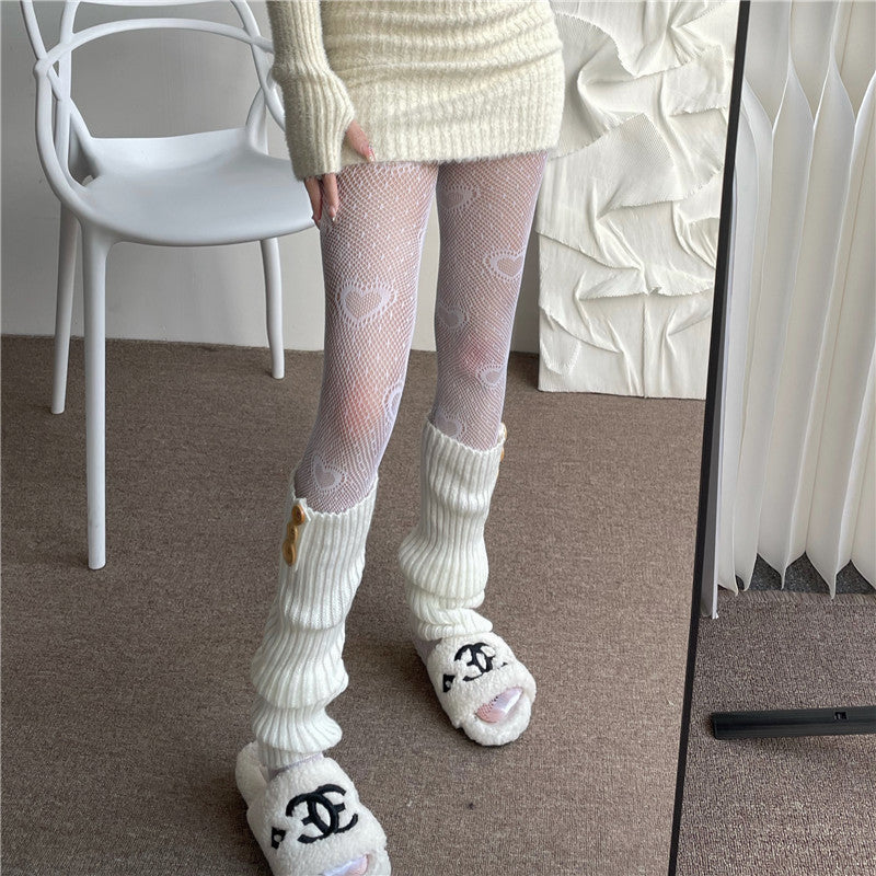 Jacquard Fishnet Stockings Is Sweet And Japanese Cute