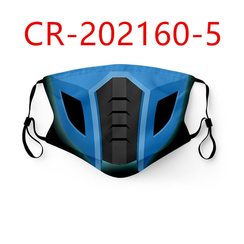 Printed Dustproof Masks For Men And Women With Filter Element